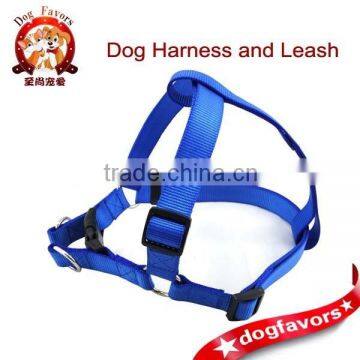 Blue Solid Nylon Harness Ready-to-Wear, Pet Product in Nylon Material