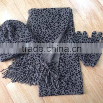 New Winter knitted Scarf, Hat & Glove Sets cashmere like