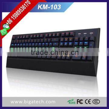 Newest High-end Tri-color LED Backlight Programmable Gaming Keyboard Mechanical Gaming Keyboard Quality Choice Most Popular photo-2