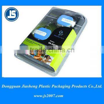 custom printed headset plastic packaging box