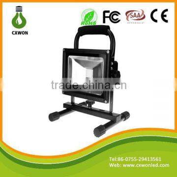 Multi-color Portable 5w 10w 11w 13w 20w 30w 50w Rechargeable Led Flood Light With Handle