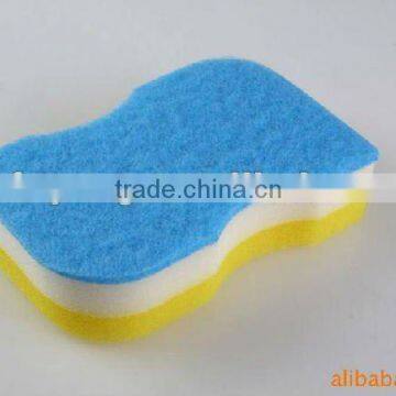 Wholesale Waist Shape Sandwich Kitchen Cleaning grip sponge scourer