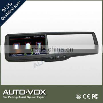 4.3 inch rearview mirror monitor for subaru with DVR GPS