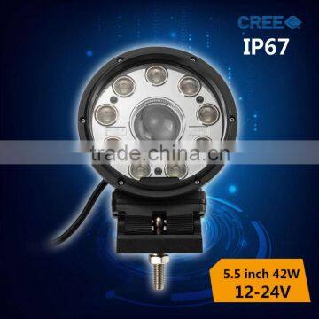 42W hybrid led work light with cree chips,motorcycle/atv/utv/offroad driving lamp