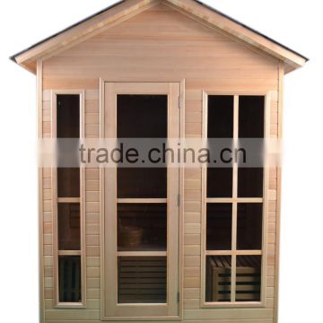 Hot sale 2016 outdoor wooden steam sauna cabin