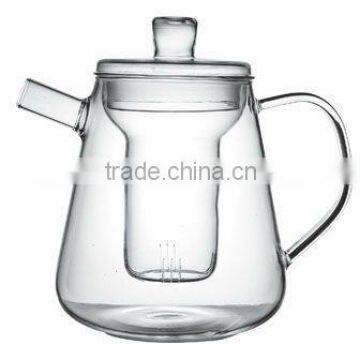 borosilicate pyrex heat resistant glass tea set