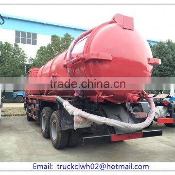 6*4 Heavy Duty SINOTRUK HOWO Vacuum Sewage Suction Truck for Sale photo-3