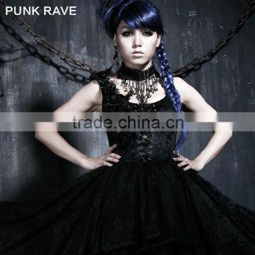 S-122 Popular Punk Rave Fashion Women Shirt Necklace Steel Collar