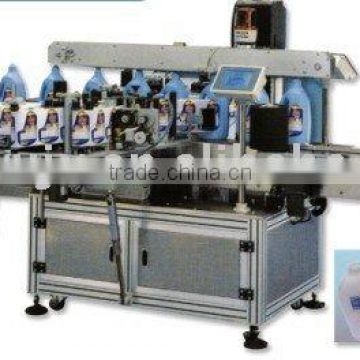 Automatic twosides adhesive labeling machine