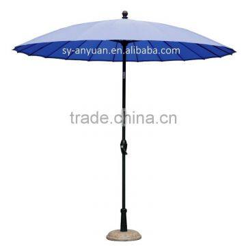 2.5m 24 rib fiberglass orient paper cocktails umbrella in high quality