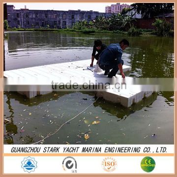 Plastic water floating platform/modular floating dock