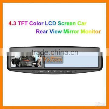 4.3 inch Car Rear View Mirror Monitor TFT Color LCD Screen