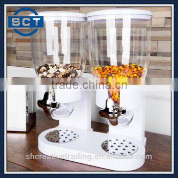 Cereal Dispenser Dry Food Double Dispenser