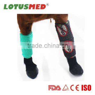 Latex Nonwoven Elastic Cohesive Bandage Products for Vet Wrap