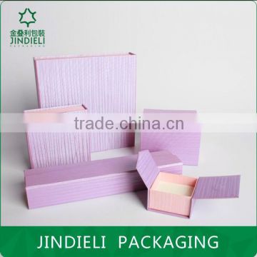 elegant design cardboard jewelry set box packaging