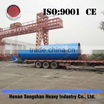 Diameter 2.4m rotary dryer for drying clay