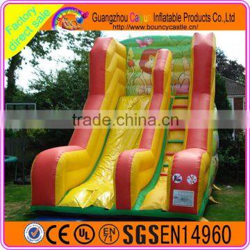 Colourful dry slide professional product inflatable plastic dry slide