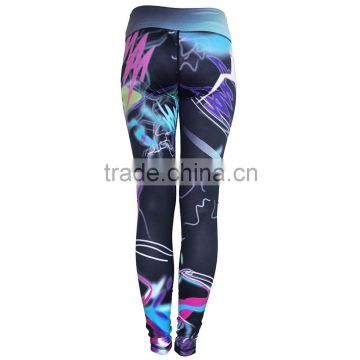 Woman Body Fitted Leggings / Tights Full Sublimated Custom Mystica Design