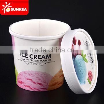 Double PE coated paper icecream bowl, ice cream bowl