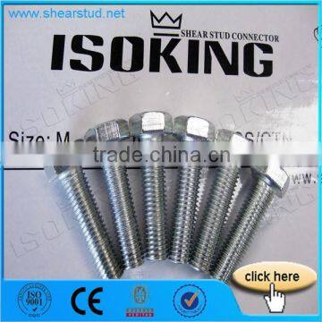 8.8 Grade Galvanized Bolts Nuts Washer