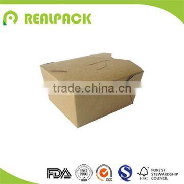 Kraft paper food pail take away box
