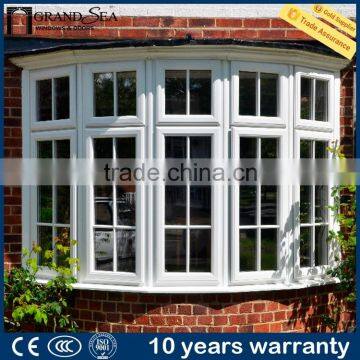 European style powder coating framed aluminum bay window for sale