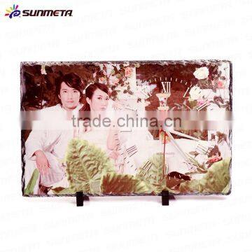 blank Rock Slate Photo Frame for sublimation printing made in china YiWu