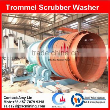 high capacity trommel scrubber washer for Ghana alluvial gold mining