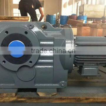 K167 KAF167 Ratio of 17.28~ 163.91gear box motor helical gears hardened tooth surface modular one-piece gear speed reducer