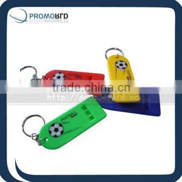 Football falt whistle Falt whistle with ring Cheap whistle flat