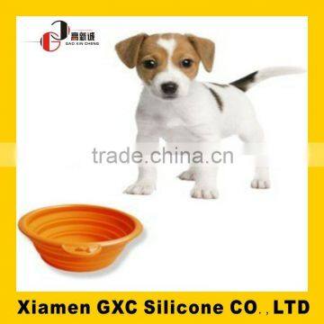 Folding Silicone Dog Bowl for Pet eating