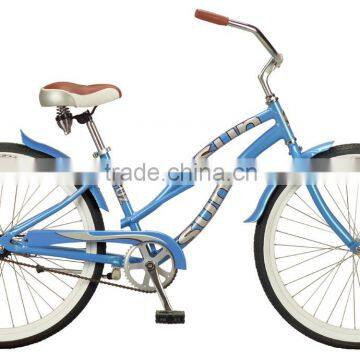 26"women blue beach bike for hot sale SH-BB076