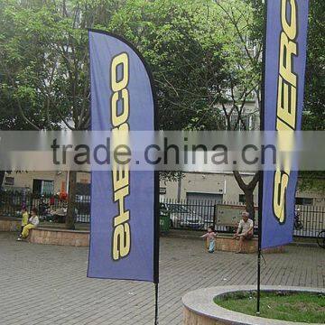 Wholesale Custom Design Large Advertising Beach Flag Banner photo-2