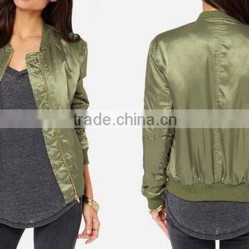 Custom Satin Bomber Jacket