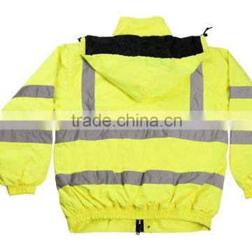 Winter Hi Vis Safety Jacket With Reflector High Quality Winter Jacket