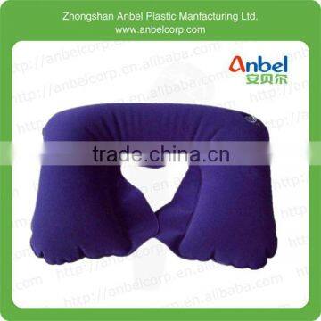 Travel head neck rest pillow air cushion inflatable support