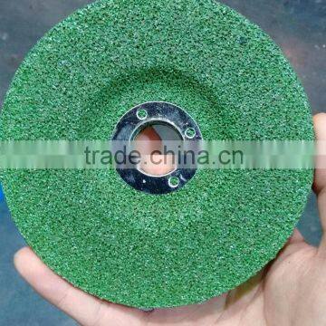 473 100*6*16 FOR INOX GREEN COLOR DEPRESSED CENTER GRINDING WHEEL
