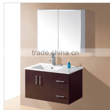 E1 Particleboard / Plywood / MDF contemporary bathroom wall cabinets with mirrors