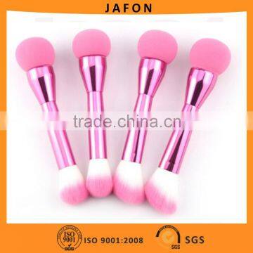 Double Ended Synthetic Cosmetic Sponge Brush For Liquid Cream