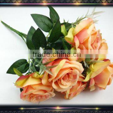 wedding bouquet desert rose yellow flower