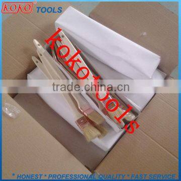 Koko08 Wooden Handle Acrylic Bristles Copper Ferrule Angle Radiator Paint Brush photo-4