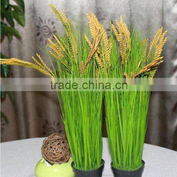 Artificial onion grass fake grass in pot for decoration