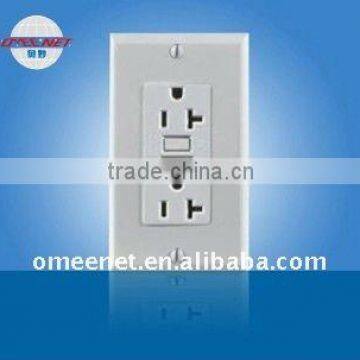 UL certificate 20A 125V 60Hz GFCI Receptacle Wall Socket