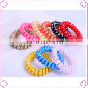 Fashion baby elastic band hair extensions for girls