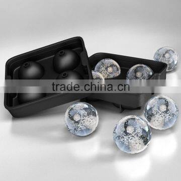 Silicone Ice Ball Mold - 4 Ice Balls - Perfect for Whiskey photo-5