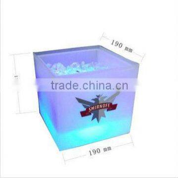 led wine cooler ice bucket/led ice bucket party cooler/led ice bucket shenzhen