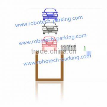 Motor type pit car stacker parking lift