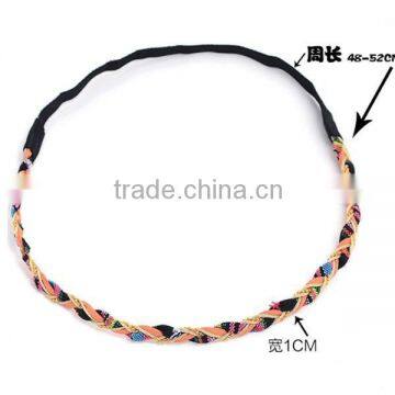 Western Style Weave Elastic Hair Band
