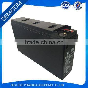 Top quality 12v 180AH front terminal battery for solar power bank