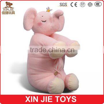 OEM Plush Elephant Shape Body Pillow Adult Travel Folding Pillow photo-6